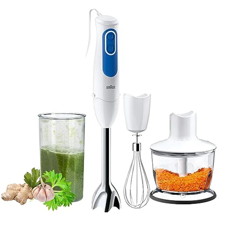Braun MQ3035WH Batidora de Brazo Metálico, 700 W - Imagen 1