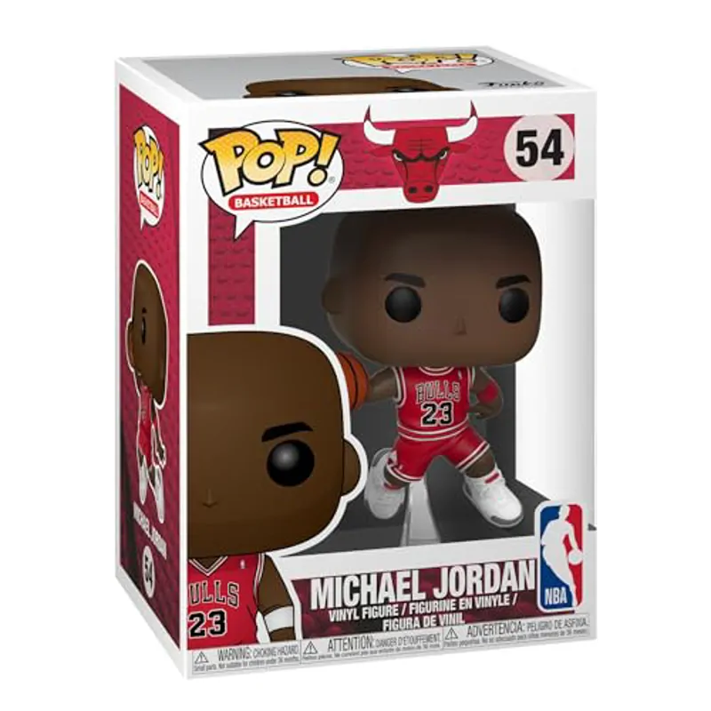 Funko Pop! NBA: Bulls - Michael Jordan - Figura in Vinile da Collezione Merchandising Ufficiale - Giocattoli per Bambini e Adulti - Sports Fans - Figura da Collezione e da Esposizione