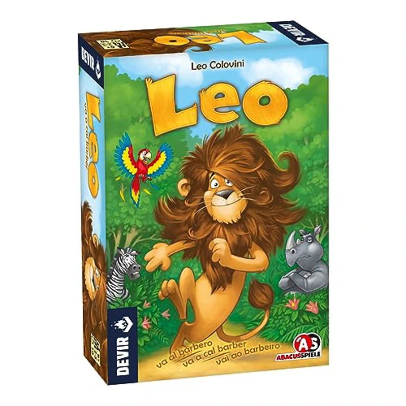 Devir - Leo va al Barbero, Juego de Mesa, Juego de Mesa Infantil, Juego de Mesa en Familia, Juego de Mesa 5 años (BGLEO) - Imagen 1