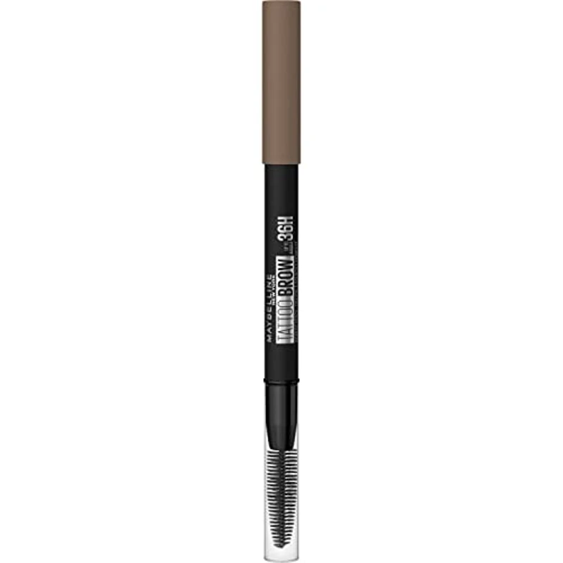Maybelline New York, Lápiz de cejas Tattoo Brow 36H, Cejas rellenas y naturales, Larga duración, Resistente al agua, Tono 02 Blonde, 21 g - Imagen 1